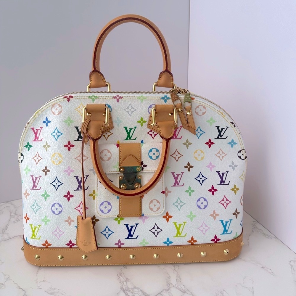 Vintage Takahashi Murakami Louis Vuitton Multicolor Alma GM